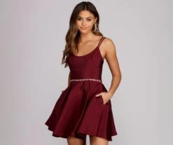 Windsor. Jana Rhinestone Party Dress | Shop Top Deals