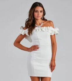 Windsor. Kiari Formal Off The Shoulder Ruffled Dress | Shop Top Deals