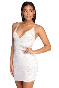 Windsor. Casey Formal Heat Stone Mini Dress | Shop Top Deals