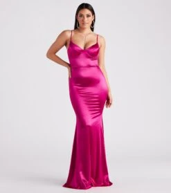 Windsor. Penny Satin A-Line Formal Dress | Shop Top Deals