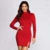 Windsor. Curves Ahead Knit Mini Dress | Shop Top Deals