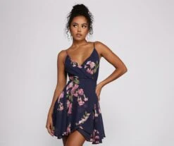Windsor. Sweet Moments Floral Chiffon Skater Dress | Shop Top Deals