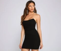 Windsor. Date Night Strapless Crepe Dress | Shop Top Deals