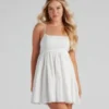 Windsor. Socialite Linen Babydoll Dress | Shop Top Deals