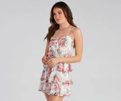 Windsor. Charmed And Fab Floral Skater Dress | Shop Top Deals