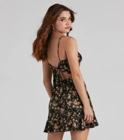 Windsor. Sweet Rose Tie-Back Ruffle Dress | Shop Top Deals