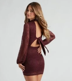 Windsor. New Romantics Lace Mock Neck Dress | Shop Top Deals