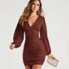 Windsor. Get Glitzy Glitter Knit Bodycon Mini Dress | Shop Top Deals