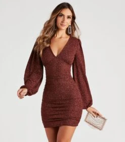 Windsor. Get Glitzy Glitter Knit Bodycon Mini Dress | Shop Top Deals