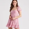 Windsor. Sweet Spring Vibes Floral Skater Dress | Shop Top Deals