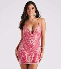 Windsor. Sultry Radiance Sequin Bodycon Mini Dress | Shop Top Deals