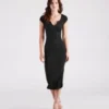 Windsor. Iconic Basic Cap Sleeve Midi Dress | Shop Top Deals -HANA Luxury Wear Shop 05101 2530 1 247x279 1