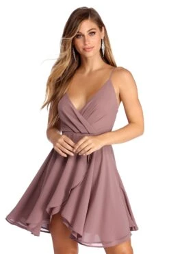 Windsor. Chiffon Flow Skater Dress | Shop Top Deals