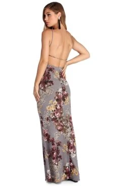Windsor. Floral Frenzy Open Back Maxi | Shop Top Deals