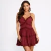 Windsor. Ruffle Ride Skater Dress | Shop Top Deals