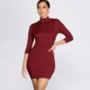 Windsor. Ribbed Knit Turtleneck Mini Dress | Shop Top Deals -HANA Luxury Wear Shop 05102 0347 1 247x207 1