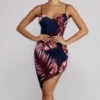 Windsor. Take A Trip Tropical Mini Dress | Shop Top Deals