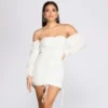Windsor. Off Shoulder Puff Sleeve Mini Dress | Shop Top Deals -HANA Luxury Wear Shop 05102 0596 4 247x207 1