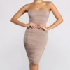 Windsor. Friday Night Ruched Midi Dress | Shop Top Deals