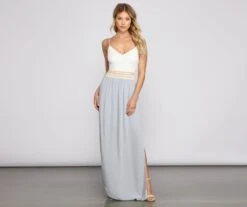 Windsor. Effortlessly Stunning Crochet Waist Maxi Dress | Shop Top Deals