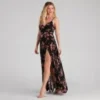Windsor. Total Sweetheart Floral High Slit Maxi Dress | Shop Top Deals