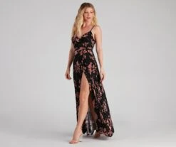 Windsor. Total Sweetheart Floral High Slit Maxi Dress | Shop Top Deals