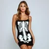 Windsor. Glam Ghoul Skeleton Print Mini Dress | Shop Top Deals -HANA Luxury Wear Shop 05102 4149 1 247x207 1