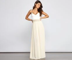 Windsor. Crochet Cutie Linen Maxi Dress | Shop Top Deals