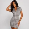 Windsor. Preppy Trendsetter Plaid Mini Dress | Shop Top Deals
