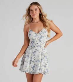 Windsor. Chic And Airy Floral Skater Dress | Shop Top Deals