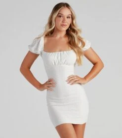 Windsor. Eyes On You Eyelet Tie Back Dress | Shop Top Deals
