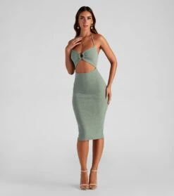 Windsor. Beach Beauty Halter O-Ring Dress | Shop Top Deals