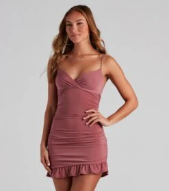 Windsor. Set It Off Ruffled Bodycon Dress | Shop Top Deals