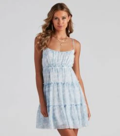 Windsor. Sway With Me Floral Chiffon Dress | Shop Top Deals