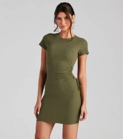 Windsor. Trendy Deets Knit Mini Dress | Shop Top Deals