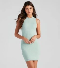 Windsor. Everyday Trendsetter Mock Neck Mini Dress | Shop Top Deals