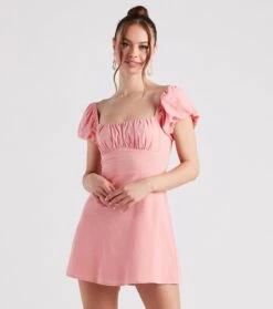 Windsor. Bae Breeze Linen A-Line Short Dress | Shop Top Deals