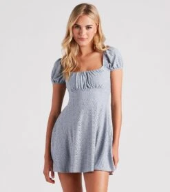 Windsor. Cute Factor Eyelet Lace Skater Dress | Shop Top Deals