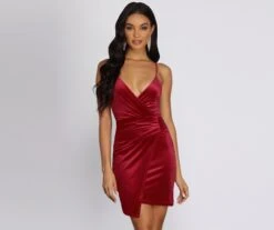 Windsor. Show It Velvet Mini Dress | Shop Top Deals
