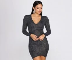 Windsor. That Glam Life Glitter Wrap Dress | Shop Top Deals