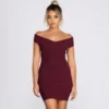 Windsor. Knits Not You Crossover Mini Dress | Shop Top Deals
