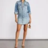 Windsor. Look At Her Denim Tunic | Shop Top Deals