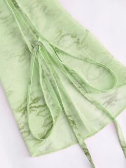 Women's Two Piece Dress Set Casual Dress Skirt Set Outdoor Daily Fashion Streetwear Print Long Dress Maxi Dress V Neck Long Sleeve Floral Slim Pink Green Fall S M L -HANA Luxury Wear Shop cdcoww1693278435916