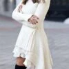 Women‘s Sweater Dress Winter Dress White Dress White Long Sleeve Pure Color Lace Layered Plus High Low Winter Fall Turtleneck High Neck Stylish Elegant Casual 2022 S M L XL XXL XXXL 4XL