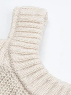 Women's Sweater Dress Winter Dress Jumper Dress Midi Dress Cold Shoulder Daily Date Going Out Fashion Basic Strap Long Sleeve 2023 Loose Fit Apricot Color S M L Size -HANA Luxury Wear Shop cyvdrz1695033143849