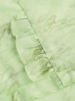 Women's Two Piece Dress Set Casual Dress Skirt Set Outdoor Daily Fashion Streetwear Print Long Dress Maxi Dress V Neck Long Sleeve Floral Slim Pink Green Fall S M L -HANA Luxury Wear Shop dvmtdz1693278436996