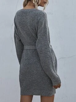 Women's Sweater Dress Jumper Dress Casual Dress Mini Dress Warm Pure Color Outdoor Casual Daily Going Out Crew Neck Long Sleeve Lace Up 2023 Loose Fit Wine Dark Gray Beige S M L 16 Women's Sweater Dress Jumper Dress Casual Dress Mini Dress Warm Pure Color Outdoor Casual Daily Going Out Crew Neck Long Sleeve Lace Up 2023 Loose Fit Wine Dark Gray Beige S M L -HANA Luxury Wear Shop eypgpi1695106682390