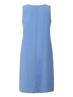 Women‘s Casual Dress Cotton Dress Shift Dress Midi Dress Green Blue Pink Sleeveless Pure Color Spring Summer V Neck Basic Daily Weekend Loose Fit 2023 S M L XL XXL 3XL 4XL -HANA Luxury Wear Shop fprpch1684734510553