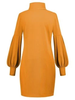 Women‘s Sweater Dress Winter Dress Knit Dress Mini Dress Black Yellow Pink Long Sleeve Pure Color Knit Spring Fall Winter Hooded Fashion Loose Fit 2023 S M L XL XXL 3XL -HANA Luxury Wear Shop frxccn1669023440270