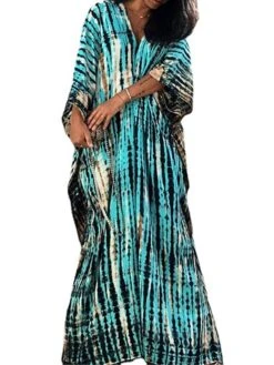 Women's Casual Dress Cotton Linen Dress White Dress Midi Dress Cotton Basic Classic Outdoor Daily Vacation V Neck Print Short Sleeve Spring Fall Winter 2023 Loose Fit White Blue Green Plain One-Size -HANA Luxury Wear Shop fttxmj1692341157106